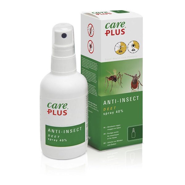 Care Plus Insektenschutz Anti-Insekt Deet Spray 40, 100 ml  | Campingplus