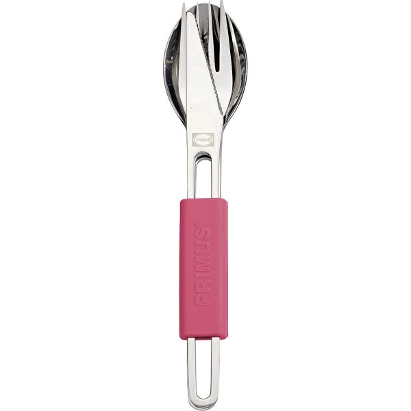 Primus Besteckset Edelstahl Leisure Cutlery 3-tlg., melon pink  | Campingplus